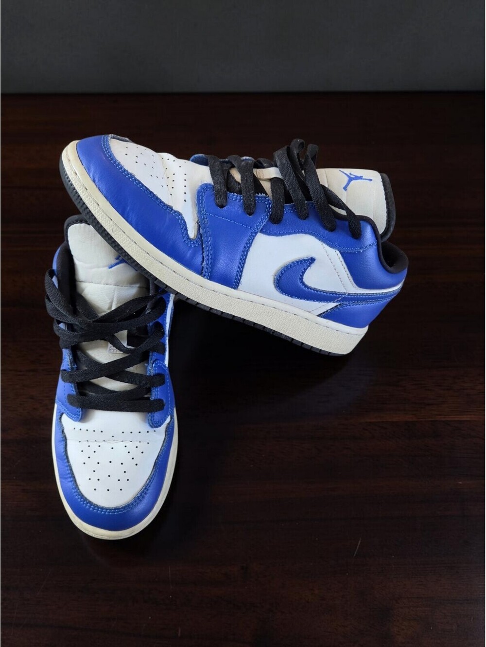 Air Jordan 1 Low Game Royal GS FD1437-401 Youth 6Y Excellent Condition